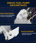 Fuel Pump Replacement For Ford F 150 And Lincoln Mark LT 2004 2008 with fuel level sensor and precise strainer features.