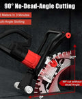 Heavy Duty Electric Concrete Ring Saw Dishing Out 8900 Watts Of Raw Power And Decked Out With A Titanium Blade for precise cuts.