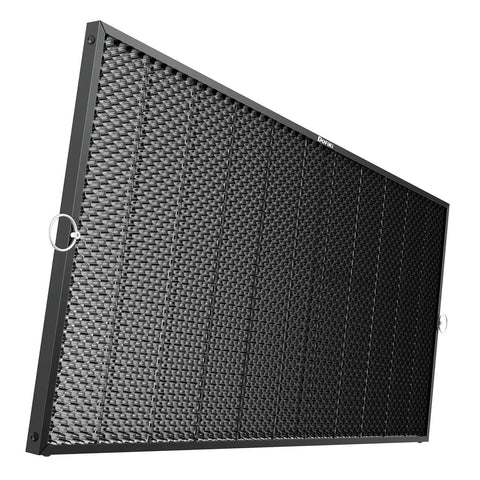Dofiki steel honeycomb laser bed for P3 laser cutter, black honeycomb surface with metal frame and side rings