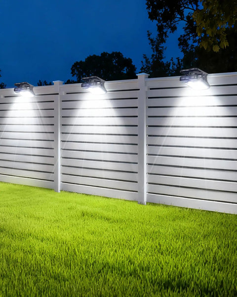 Clip On Solar Lights For Fence With 60 LEDs 500 Lumen Outdoor Waterproof Security Light USB Rechargeable 3 Modes Ideal For Fence Deck Garage Camping Today