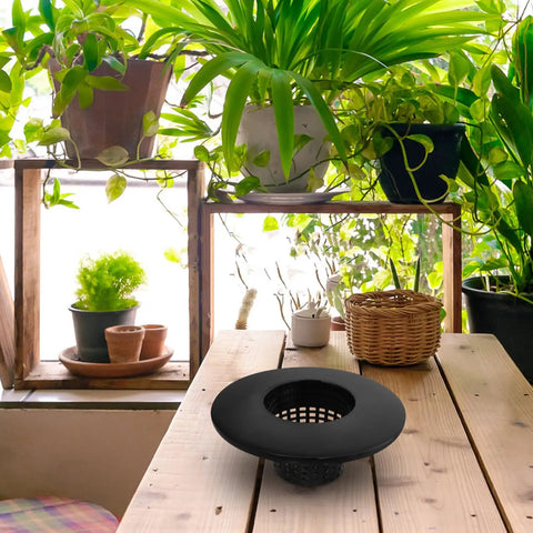 Durable Hydroponic Mesh Net Pots Buckets With High Drainage For Healthy Roots And Easy Garden Setup on wooden table
