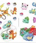 Colorful Pokemon Favorite Character Peel And Stick Wall Decals Set 11 Removable Repositionable Stickers For Kids Room Easy Peel And Apply