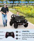 Huge 24V Ride On Car With Remote Control For Big Kids, Two Seater Family Fun Vehicle, father guiding ride-on car