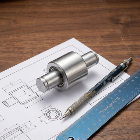 Heavy Duty Steel Forklift Handle Pressure Roller With Polished Finish And Precision Bearings To Straight Up Kill The Wobble And Keep Your Yard Gear Rolling Smooth All Day