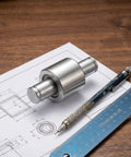 Heavy Duty Hydraulic Pallet Jack Handle Steel Pressure Roller Replacement Featuring Slick Polished Coating on blueprint.