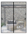Magnetic Screen Door 70x95 Inches Fits French Entry Interior and Patio Doors Snap On Mesh Curtain With Heavy Duty Magnets