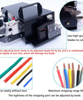 Terminal Crimping Tool With Seven Die Sets For Insulated And Noninsulated Terminals Ferrule Crimping Machine in use.