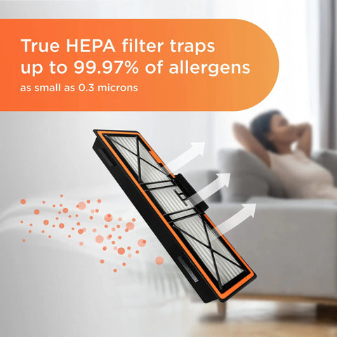 4 Pack True HEPA Filters For D4 Through D10 Robot Vacuums Max Performance Captures 99.97 Percent Allergens And 0.3 Micron Dust