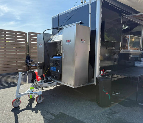 Heavy Duty Trailer Tug Man Moves Rv And Boat Trailers Up To 20K Lbs Capacity With 3500 Lb Tongue Weight Max near food truck.
