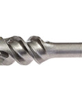 Close-up of a 1-3/4 Inch Carbide Tipped SDS Max Drill Bit With 9 Hardened Teeth, 20 Inch Deep Drilling And 24 Inch Overall Length