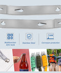 Mini Stainless Steel Pocket Pry Bar Crowbar EDC Tool Five Pack Grab And Go Multifunction Survival Opener For Camping guide image