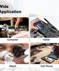 Applications of Extra Large Pro Grade Soldering Mat With Wrist Strap 23.6 By 13.8 Inches in electronics and device repair