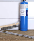 15 Low Temperature Aluminum Repair Rods No Flux Needed Quick Fix with brush and propane tank