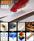 Box Cutter Retractable Metal Utility Knife Set With Built In Storage Tool Free Blade Change Safety Lock Extra 10 SK5 Blades 2 Pack Heavy Duty Razor Knife For Cardboard And Plastic cutting material
