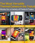 Grid of Pro Grade Infrared Thermal Camera For Android Type-C With Magnetic Macro Lens in various inspection scenarios