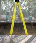 Heavy Duty Lift Sling Straps 10 Ft By 2 In Web Slings With 15,000 Lb Basket Capacity 2 Pack in use lifting logs