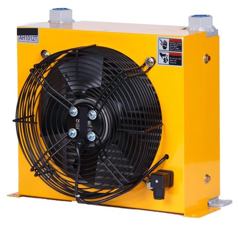 Hydraulic System Air Cooler For Oil Radiator With Plate Heat Exchanger Low Noise Air Cooled Oil Cooler For Hydraulic Oil 100 Liters Per Minute Flow Wide Application AC 220V Heavy Duty Heat Dissipation Solution For Machinery