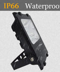 Ultra Bright 40W Black Light Flood Light IP66 Waterproof shown tilted with waterproof feature emphasized.