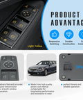 Mercedes Benz Front Driver Side Power Window Switch Direct Replacement Fits 2006 2017 W204 W212 advantages details