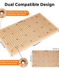 Heavy Duty MDF Spoilboard for 3018 Router Machines, Fits 3018 Pro Ultra and 3018 PRO MAX, 300 x 180 x 12mm with M6 Hole Pattern