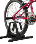 Portable Bike Stand Floor Rack For Garage Fits BMX And Trick Bikes With 20 Inch Tires For Rallies And Races Or Trailheads Indoor Outdoor Use Lightweight Easy To Move Weighs Only 2 Lbs