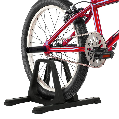 Portable Bike Stand Floor Rack For Garage Fits BMX And Trick Bikes With 20 Inch Tires For Rallies And Races Or Trailheads Indoor Outdoor Use Lightweight Easy To Move Weighs Only 2 Lbs