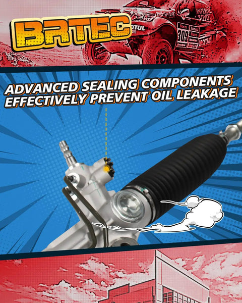 Power Steering Rack And Pinion Assembly Compatible With 2008 2018 Toyota Sequoia And 2007 2020 Toyota Tundra Direct Fit Replacement