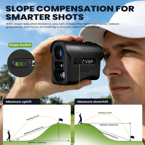 Straight Up Spot On Golf Rangefinder With Smart Flag Lock And Snappy Vibration Alert 1200 Yard Laser Distance Meter For Fairway Runs Yard Meter Toggle Settings