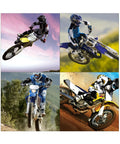 Motorcyclists riding off-road bikes illustrating use for 4 Wire Ignition Switch With Key Plug And Play Universal Fit For TaoTao Dirt Bikes