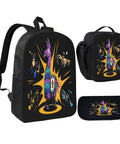 Three Pack 17 Inch Daypacks For Camping Hiking Travel And Outdoor Adventures Budget Friendly Go To Daypacks Set with llama print.