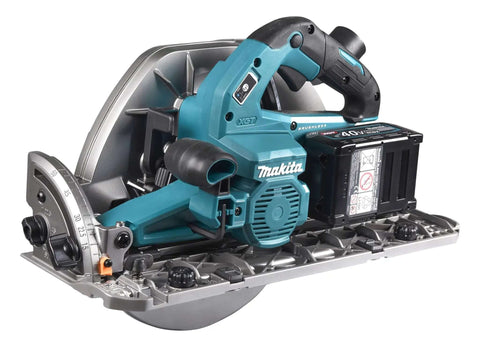 Rock Solid Heavy Duty Cordless Circular Saw Featuring 40V Power Platform And High Speed Cutter for precise cuts on lumber.