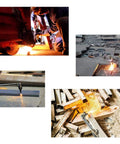 Heavy Duty Cutting Torch Kit For Your Home Shop Welders With Acetylene Oxygen Cut Tool Set CA1350 in use cutting steel