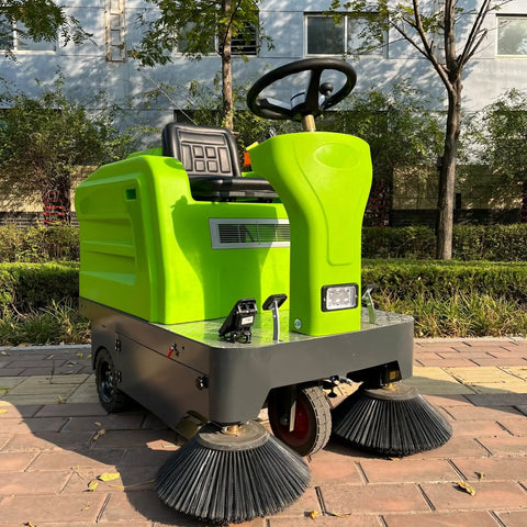 Ride On Industrial Floor Sweeper Machine For Warehouse And Factory Use Effortless Cleaning Big Area Coverage Heavy Duty Design Durable Construction Easy Operation Reliable Performance For Commercial Spaces