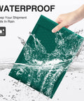 Green Bubble Mailers 12x16 Inch 40 Pack Padded Envelopes With 12x15 Inch Usable Size, Waterproof Self Seal Shipping Bags In Water