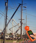 RF EMF Strength Meter Pro for Home Use 50MHz To 3.5GHz detecting EMF near power lines with three channel instant readouts
