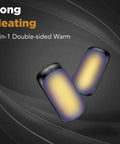 2 Pack Rechargeable Hand Warmers Portable Pocket Heaters For Men Women Kids Get Warm Fast Up To 131F With 3 Temperature Settings