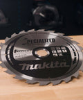 Fast Cutting Ten And A Quarter Inch 24 Tooth Carbide Tipped Framing Circular Saw Blade For Boss Level Efficiency displayed on table