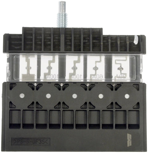 Rock Solid Main Fuse Block Direct Fit Replacement built hella tough, heavy duty black plastic, direct replacement for vehicles.