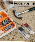 Smooth Ride Heavy Duty Sliding Door Roller Wheels For Wooden Barn Doors With Rock Solid Vertical Support And Noise Free Gliding Directional Track Rollers.