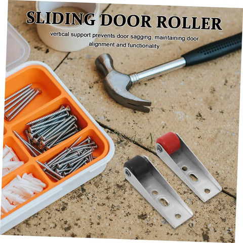 Smooth Ride Heavy Duty Sliding Door Roller Wheels For Wooden Barn Doors With Rock Solid Vertical Support And Noise Free Gliding Directional Track Rollers.