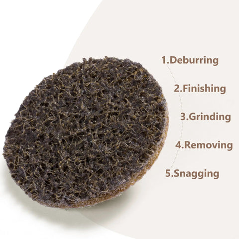 Coarse 2 Inch Quick Change Sanding Discs With One Quarter Inch Shank For Die Grinder Set Pro Grade Aluminum Oxide Open Web