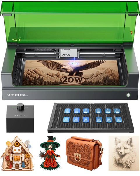 Beast 20W Laser Engraver And Cutter With Air Assist And Honeycomb Bed For A 23.93 By 15.16 Inch Work Area engraving wood