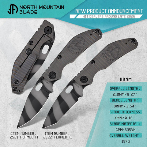 Duane Dwyer Collaboration Folding Knife 3.54 Inch CPM S35VN Blade Titanium Alloy Handle Frame Lock EDC Pocket Knife