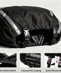 Suaetiai Waterproof Winch Cover Fits 2500-5500 Lb Electric Winches Durable Oxfbr Cloth UV Resistant with storage bag and buckles.