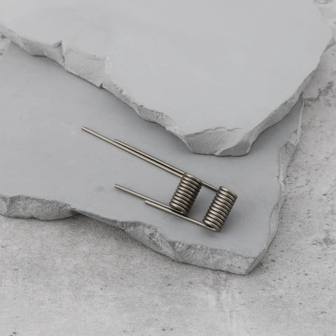 Heavy Duty Letterbox Hinge Springs With Flex Arms Dual Size Fit Premium Steel Construction on a gray surface.