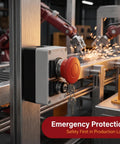 660V 10A Red Mushroom Push Button Switch Momentary Action With 2 Position On Off Key Lock Rotary Built Tough For Industrial Control Panels 5mm Mounting Hole And Clear Easy To Read Status Indicator on machine frame