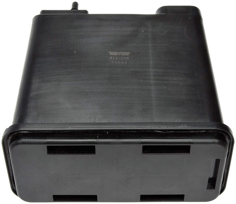 Evaporative Emissions Vapor Canister Replacement for Select Vehicles, Direct Fit Charcoal Canister, Rectangular Black Design