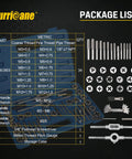 The Ultimate 80 Piece Tap And Die Set With Sae Metric Sizes For Auto Repair Pros Who Need Serious Thread Fixing Power GCr15 Steel Durability, case layout