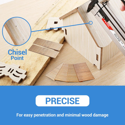 Twenty Three Gauge One Inch Galvanized Pin Nails For Nail Guns Boasting Micro Headless Pins For Fine Woodworking and Trim Work Stores Ten Thousand Tough Fasteners In A Rock Solid Container To Keep Your Crew Fully Loaded And Ready To Roll used for precise joins in woodwork.