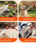 Retractable Garden Hose Reel With Auto Rewind And Any Length Lock, watering garden, washing car, cleaning floor, pet bath
